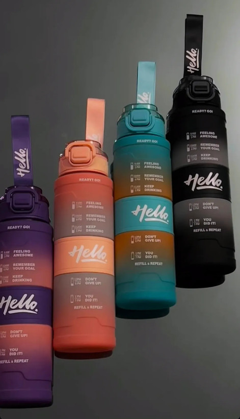 قمقمه یک لیتری درجه hello
